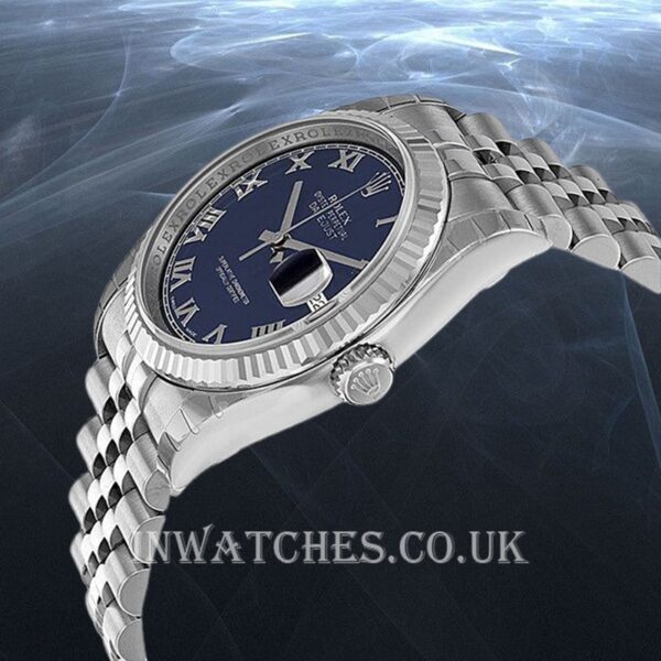 Rolex Datejust Men's 36mm 116234BLRJ Blue Dial - Image 3