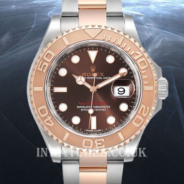 Rolex Yacht-master 40mm 116621-78801 Men's Oyster Bracelet Brown Dial