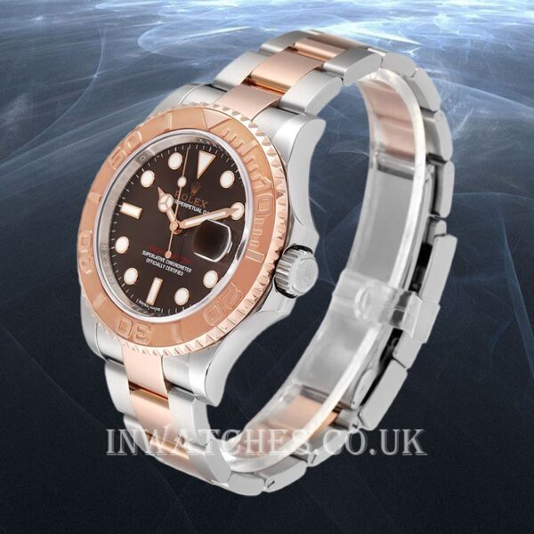 Rolex Yacht-master 40mm 116621-78801 Men's Oyster Bracelet Brown Dial - Image 3