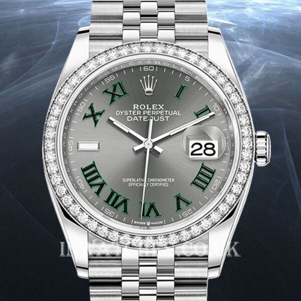 Rolex Datejust 36mm Ladies m126284rbr-0037 Jubilee Bracelet