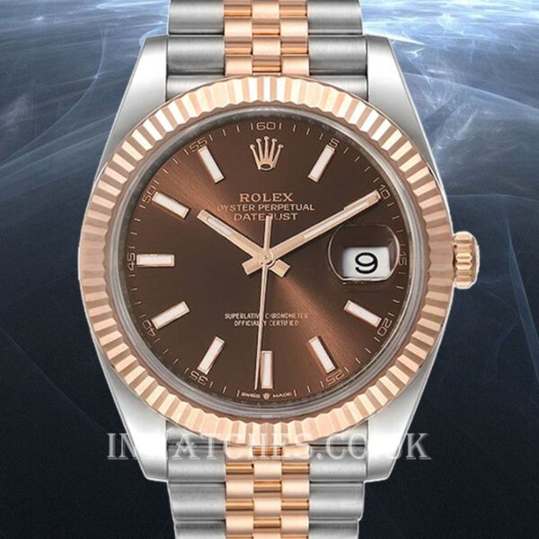 Rolex Datejust 41mm m126331-0002 Men's Chocolate Dial