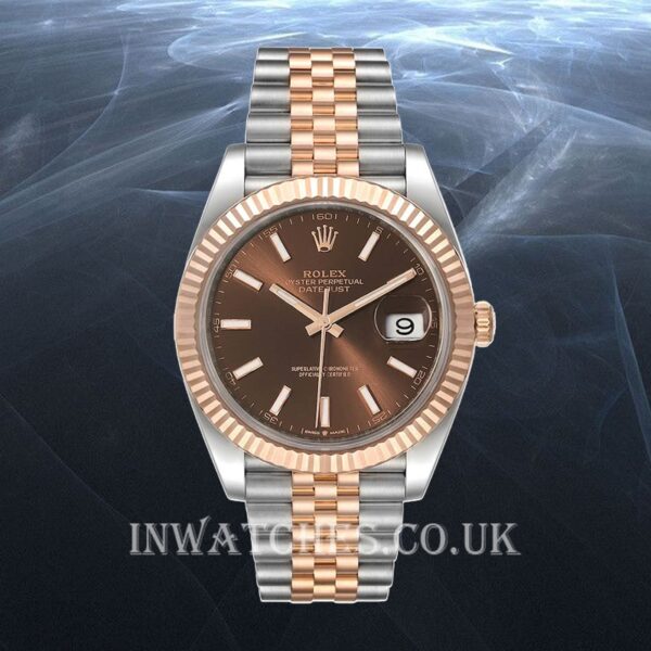 Rolex Datejust 41mm m126331-0002 Men's Chocolate Dial - Image 2