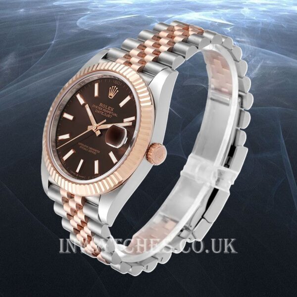 Rolex Datejust 41mm m126331-0002 Men's Chocolate Dial - Image 3