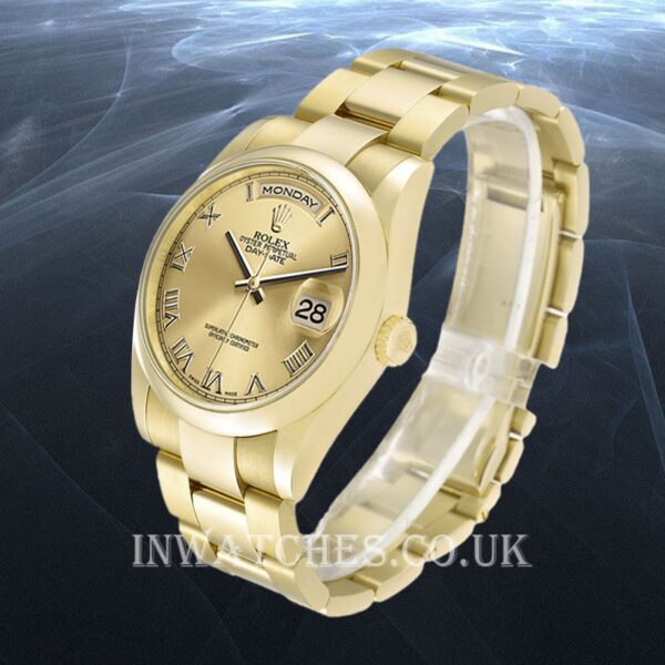 Rolex Day-Date Men's 36mm 118208 Champagne Dial Gold-tone - Image 3