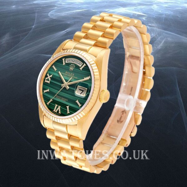 Rolex Day-Date 128238 Men's 36mm Green Dial - Image 3