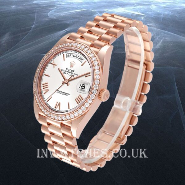 Rolex Day-Date Men's m228345rbr-0012 40mm Rose Gold-tone - Image 3